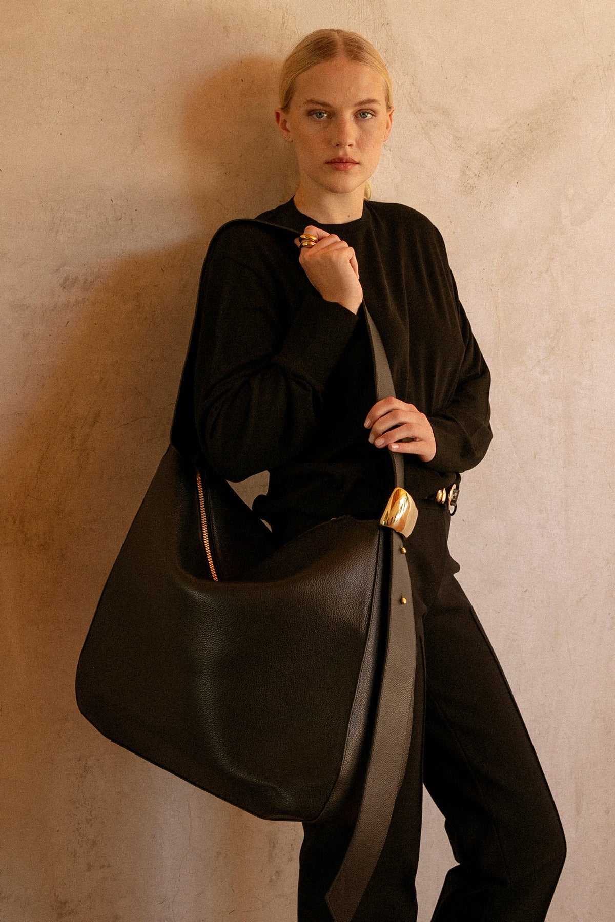 MAMU 【LEATHER BOA TOTE 】ブラック　ノベルティ付き The Zambia Tote – Amanu Studio