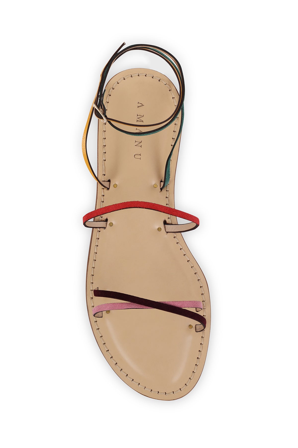 Rainbow strap sandals on sale