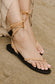 Style 04 | The Lamu | Nude Suede Ties | Black Sole