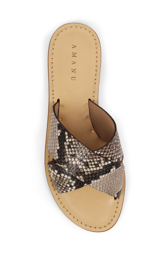 Style 03 | The Okavango | Stone Python | Nude Sole