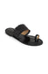 Style 06 | The Shela | Black Leather + Black Woven Leather | Black Sole