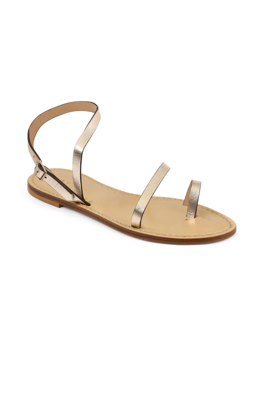 Style 07 | The Nakuru | Platinum Leather | Nude Sole