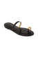 Style 21 | The Kibera | 24k Plated Gold Toe + Black Leather | Black Sole